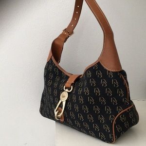 Dooney & Bourke monogram Logo Lock hobo / shoulder Bag